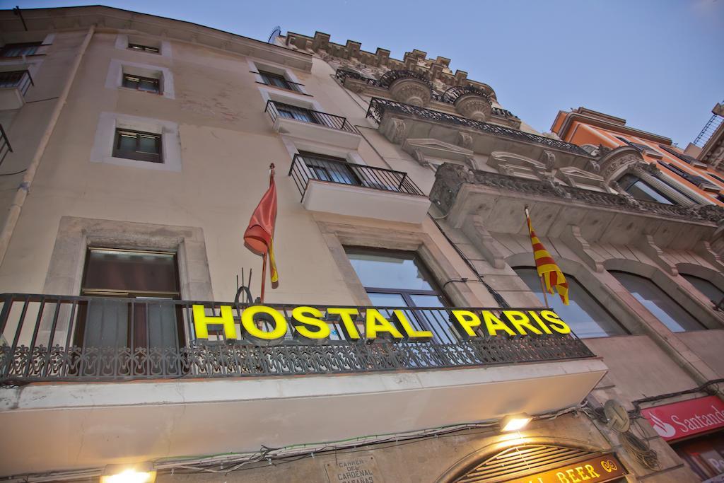 Hostal Paris Barcelona Bagian luar foto