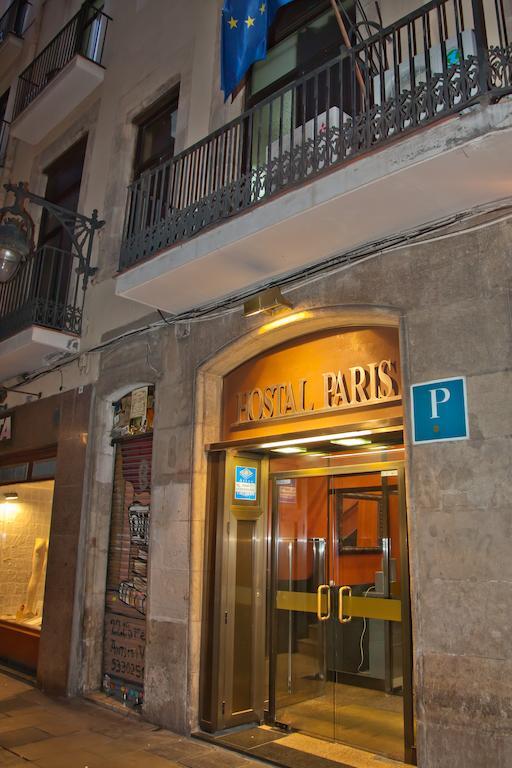 Hostal Paris Barcelona Bagian luar foto